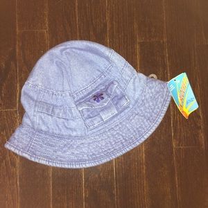 Girl’s Denim Hat with Pocket
